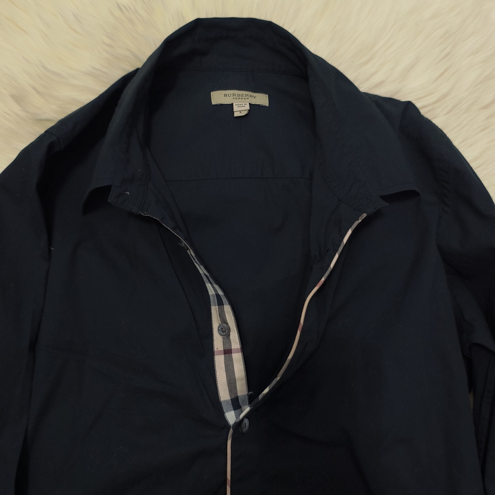 Burberry Black Button-Up Shirt